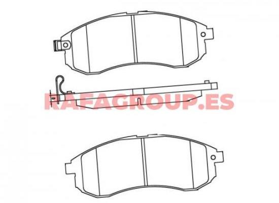 RG6888 - Pastillas de freno